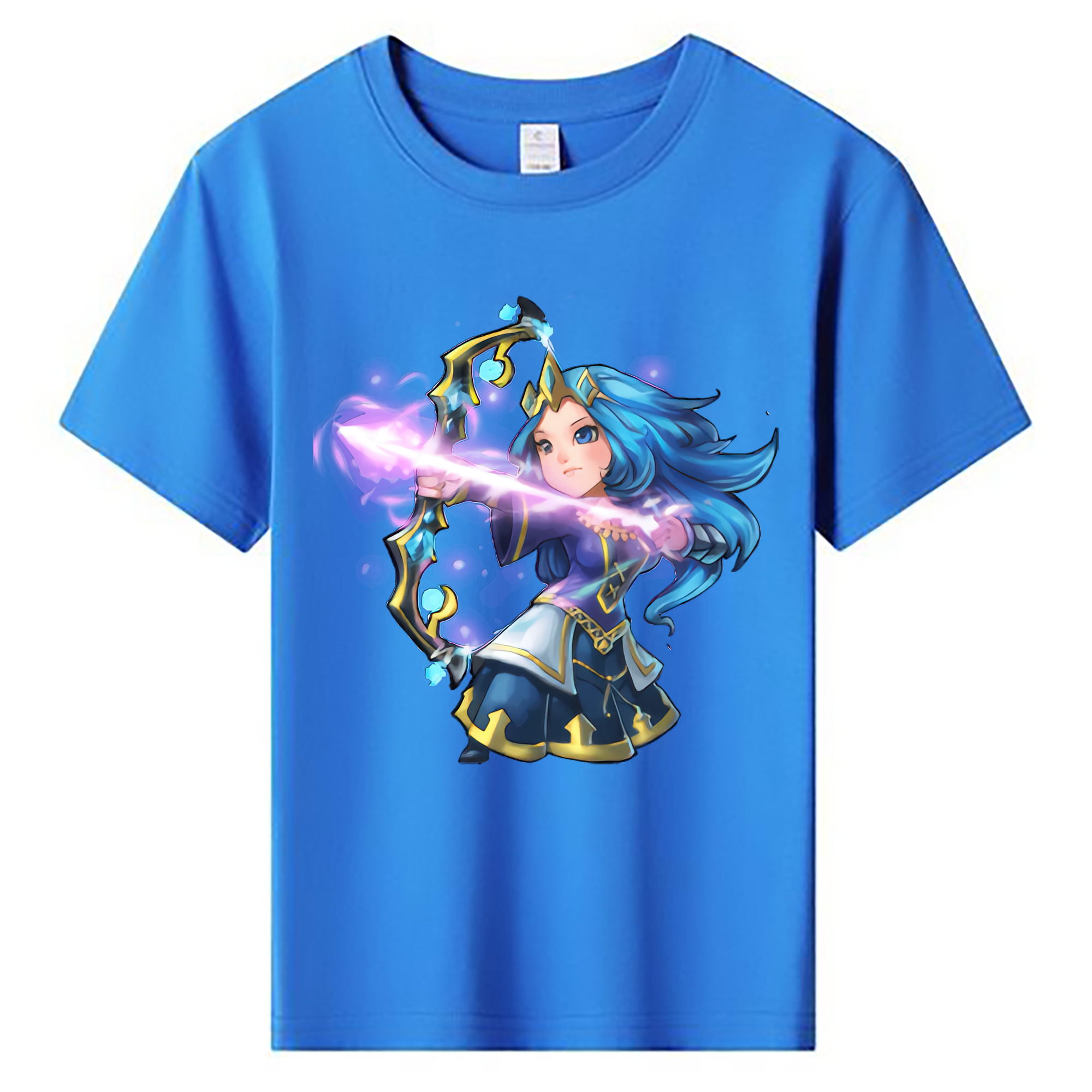 （画像用） リーグ・オブ・レジェンド League of Legends LOL 綿100％キッズTシャツ（フロントプリント）